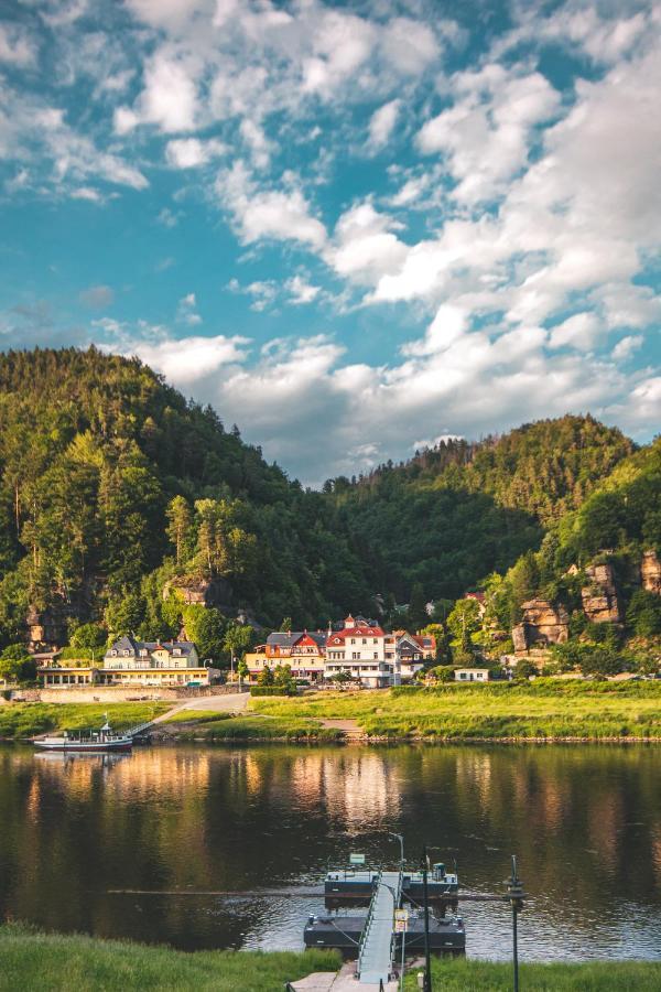 Bio-Apartments Villa Thusnelda Bad Schandau Exterior foto