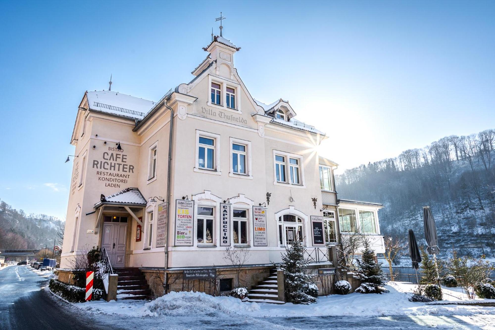 Bio-Apartments Villa Thusnelda Bad Schandau Exterior foto