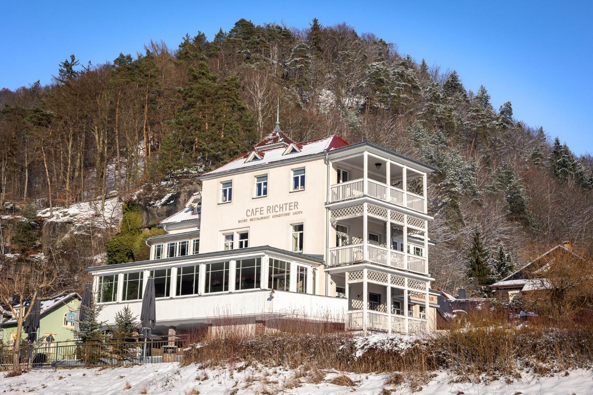 Bio-Apartments Villa Thusnelda Bad Schandau Exterior foto