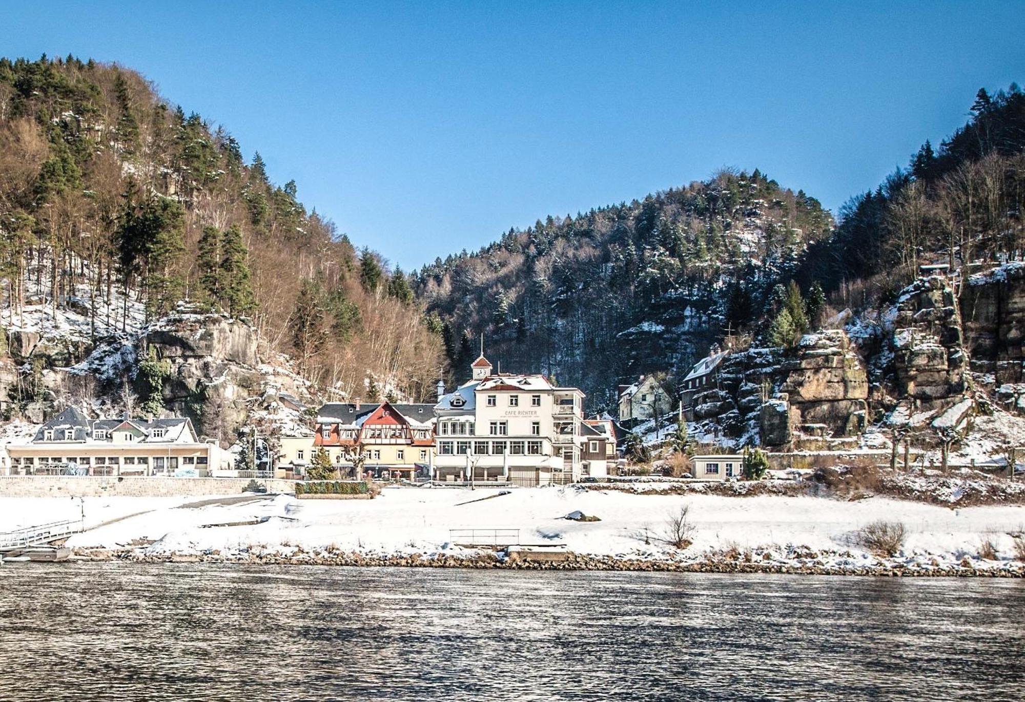 Bio-Apartments Villa Thusnelda Bad Schandau Exterior foto